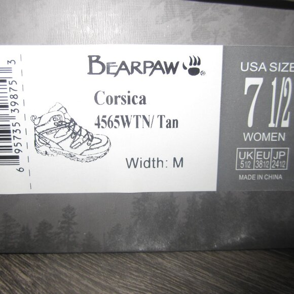 Bearpaw Women's Waterproof Pink & Brown Hiking Boot - Picture 2 of 5
